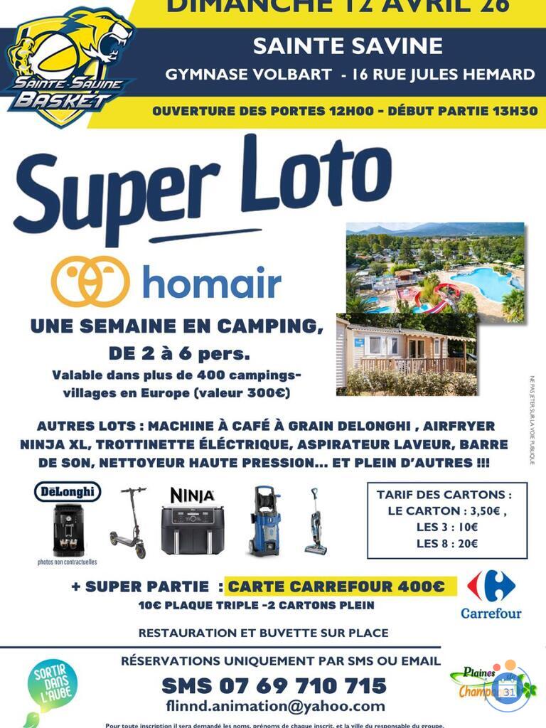 Image Super Loto Sainte Savine Basket (photo 1)