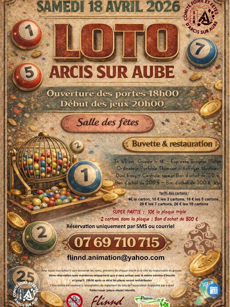 Image loto Arcis sur Aube (photo 1)