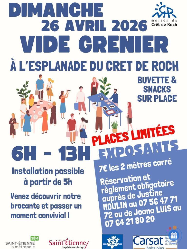 Image Vide grenier de la Maison du Crêt de Roch (photo 1)