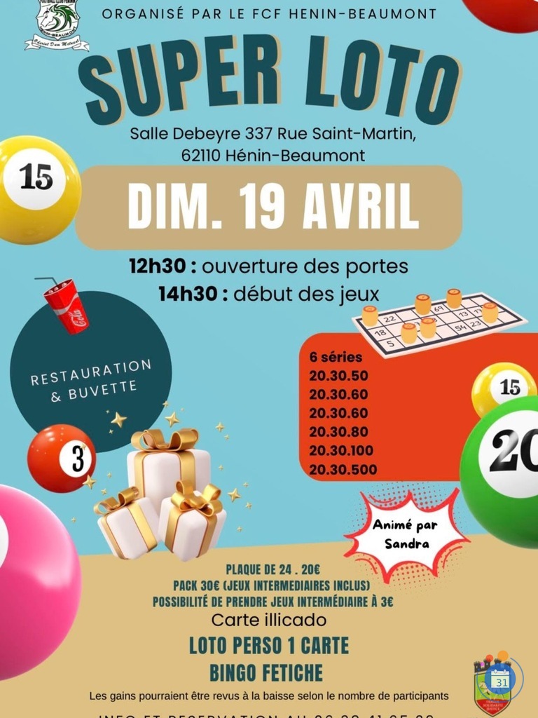 Image SUPER LOTO (6 séries jeux intermédiaires Loto perso) (photo 1)