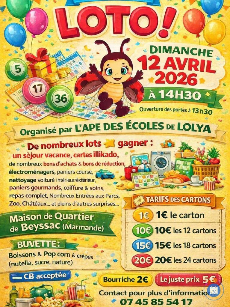 Image Grand loto de lolya (photo 1)