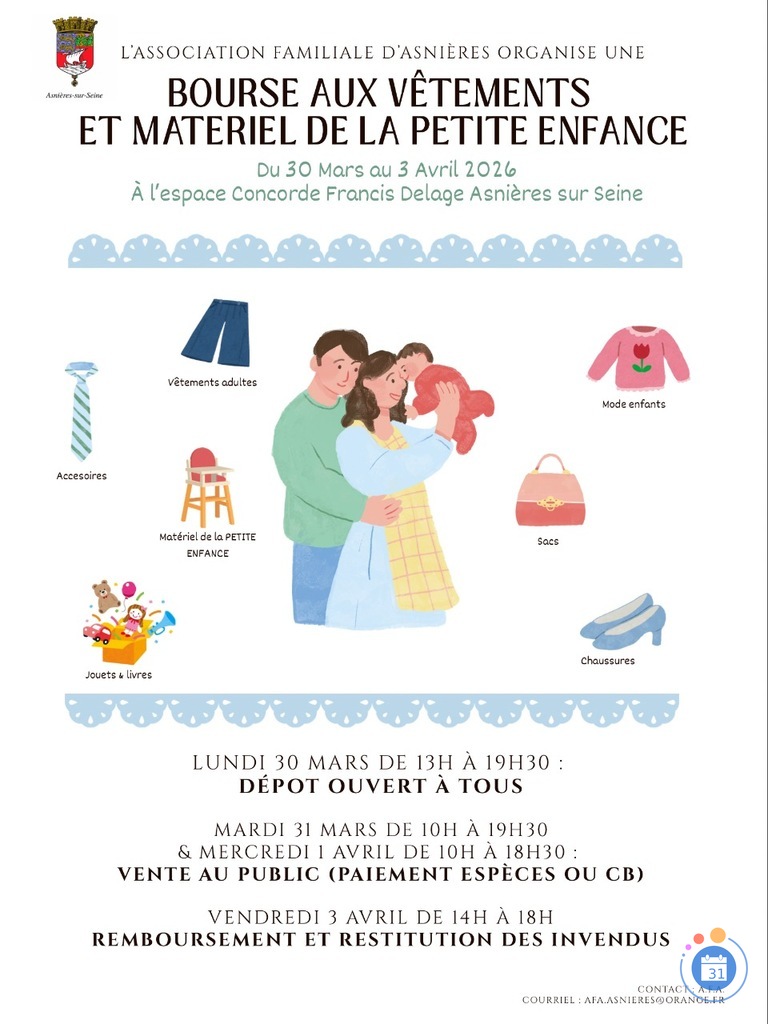 Image Bourse aux vêtements et materiel de la petite enfance (photo 1)