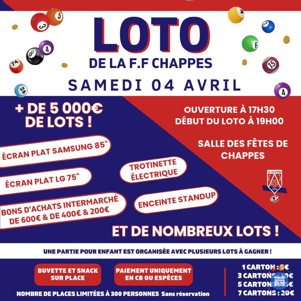 Image Loto de la F.F Chappes (photo 1)