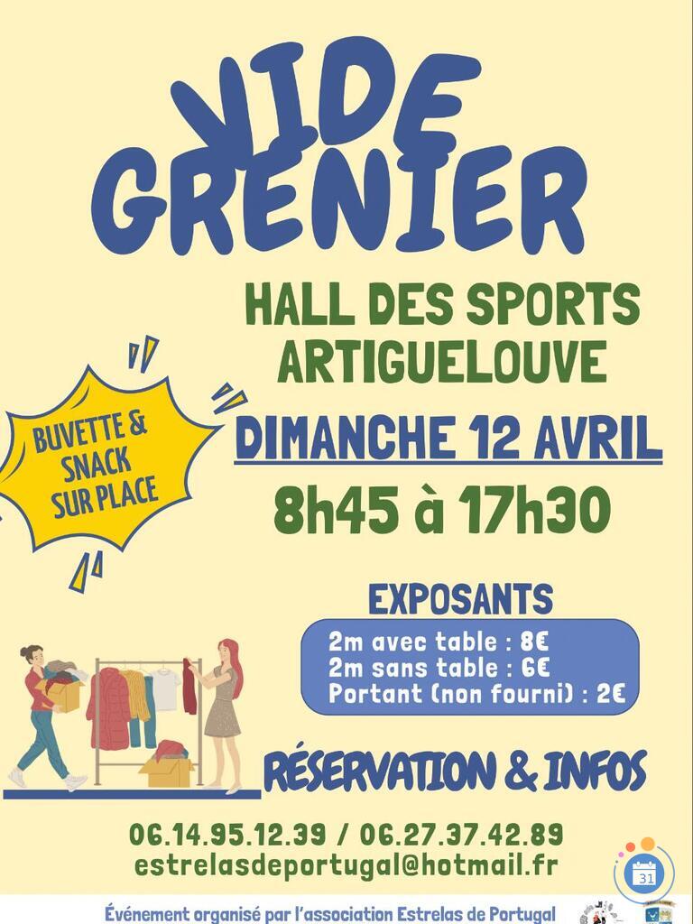 Image Vide grenier Artiguelouve - Association Estrelas De Portugal (photo 1)
