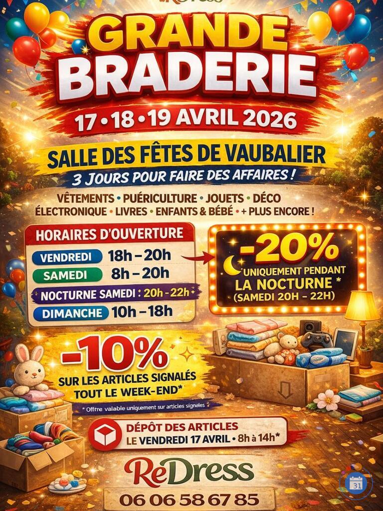 Image Grande braderie a vaubalier (photo 1)