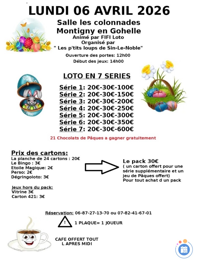 Image Super loto de Pâques carton progressif (photo 1)