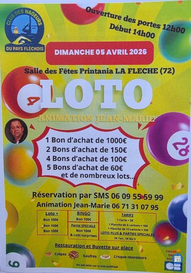 Image Super loto club nageurs p. flechois anime par jean marie (photo 1)