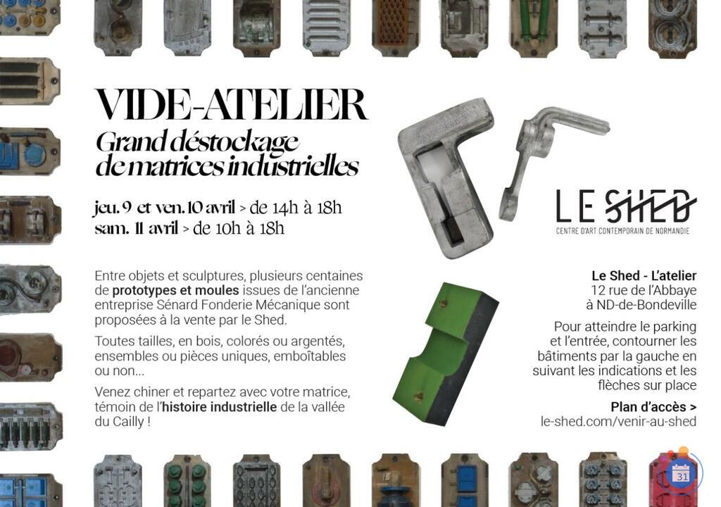 Image Vide-Atelier, grand déstockage de matrices industrielles (photo 1)