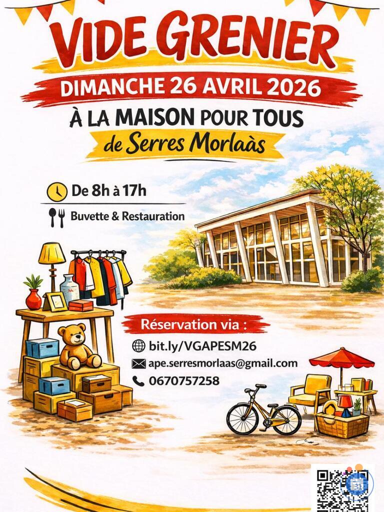 Image Vide Grenier de l'APE de Serres Morlaàs (photo 1)