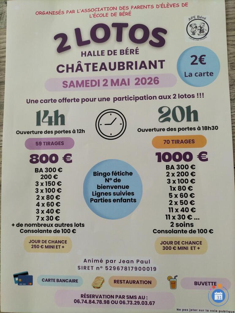 Image Loto Animé par Jean Paul 2 Lotos (photo 1)