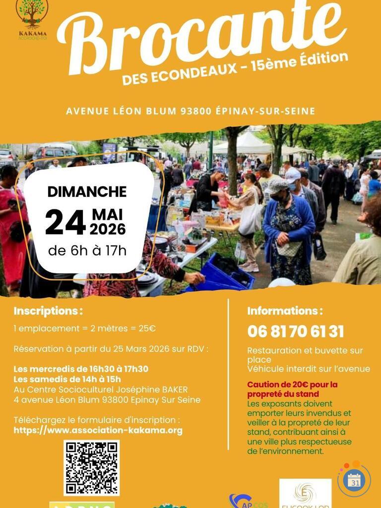 Image Brocante des Econdeaux le dimanche 24 mai 2026 15ème Edition (photo 1)