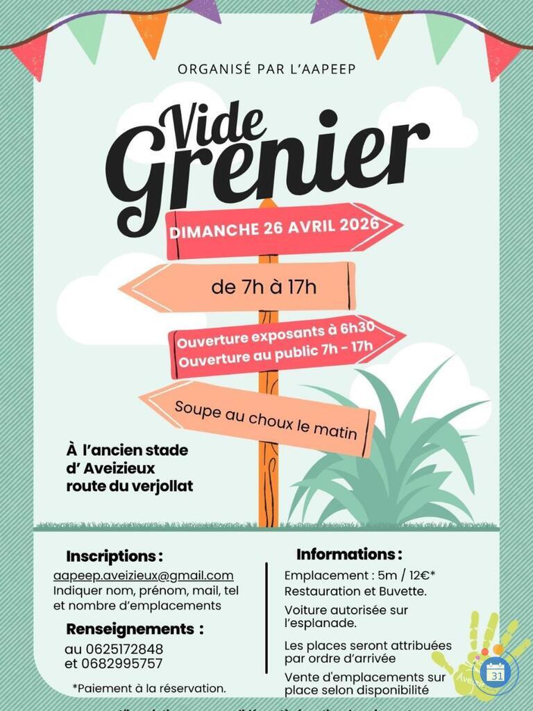 Image Vide grenier Aveizieux 26 AVRIL 2026 (photo 1)
