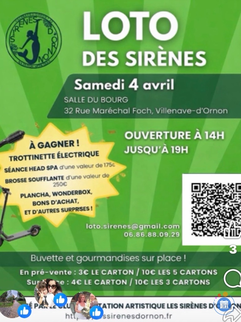 Image Loto des sirenes d’ornon (photo 1)