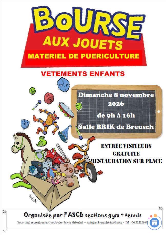 Image Bourse aux Jouets, vêtements et matériel de puériculture (photo 1)