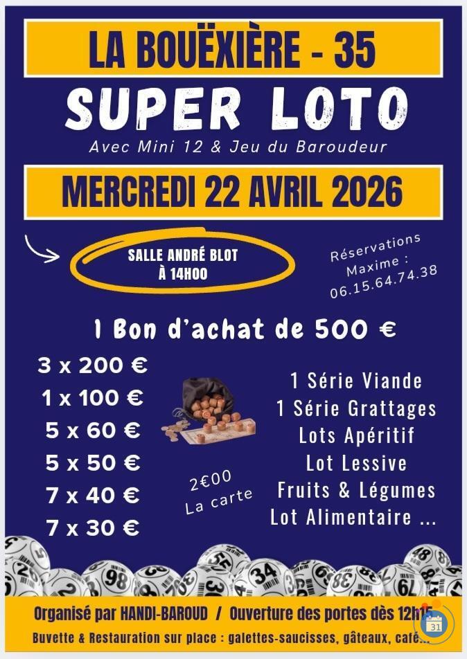 Image Loto du mercredi Handi-Baroud (photo 1)